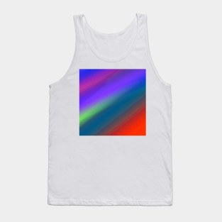 red blue green abstract texture background pattern Tank Top